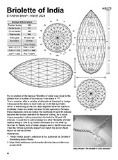 Gemstone Faceting Designs Briolettes Renderings gem facet diagrams