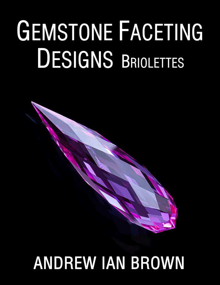 Gemstone Faceting Designs Briolettes Cover gem facet diagrams