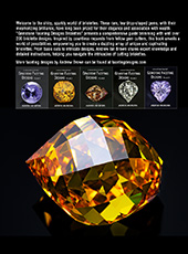 Gemstone Faceting Designs Briolettes Back Cover gem facet diagrams