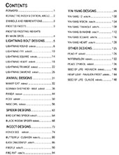 ADVANCED FROSTED GEMSTONE FACETING DESIGNS VOLUME 1 Contents gem facet diagrams