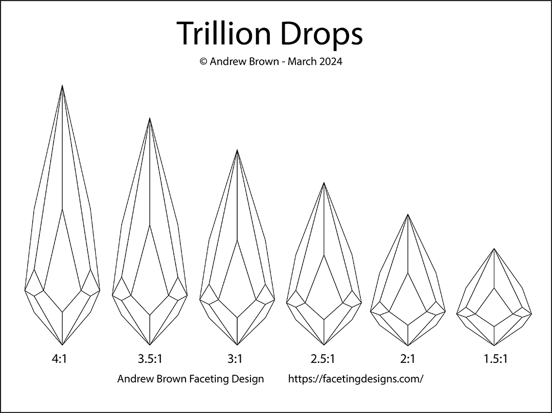 Andrew Brown Faceting Designs Book Briolettes Gallery